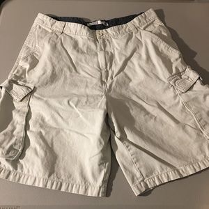 Plugg Men's Tan Cargo Shorts Size 38